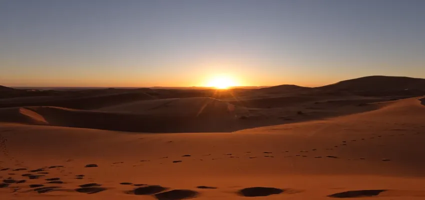Watch the Sunrise and Sunset Over The Sand Dunes 6